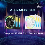 Deepcool FL12R-3 IN 1 Black White Computer PC Desktop Case Chassis Fan