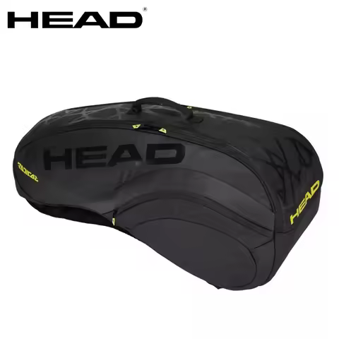 Genuine HEAD 6 Pack Tennis Bag Radical 25th Anniversary Limited Edition Tenis Rackets Backpack Large