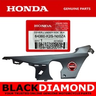 CLICK 160i | COVER, UNDER SIDE / SIDE SKIRT (BLACK) | PN: 64360-K2S-N00ZA / 64350-K2S-N00ZA