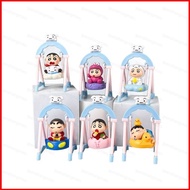 PS3 6pcs Crayon Shin-chan Action Figure Swing Series Model Toys Gift For Kids Collections SP3