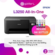 Epson EcoTank L3250 A4 Wi-Fi All-in-One Ink Tank Printer ( Print / Scan / Copy / Wireless )