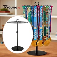[Available] 360 Rotating Medal Hangers Display Shelf Sports Award Medal Rack for Soccer