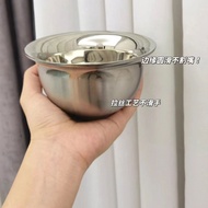 LdgDouble Layer Stainless Steel Bowl304Food Grade Child Baby Baby Solid Food Bowl316Household Insulation Non-Slip Rice B