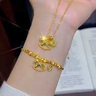 Gold Shop Same Style Sand Gold Horse Necklace