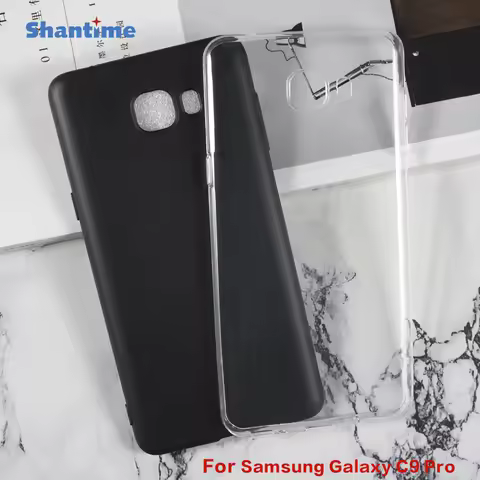 For Samsung Galaxy C9 Pro Gel Pudding Silicone Phone Protective Back Shell Soft TPU Case