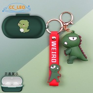 For Sony WF-C710N Case Cartoon Dinosaur Cute Snoopy Mario Keychain Pendant Sony WF-C710N Silicone So