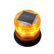 Solar Beacon Strobe Flash Amber Light Amber