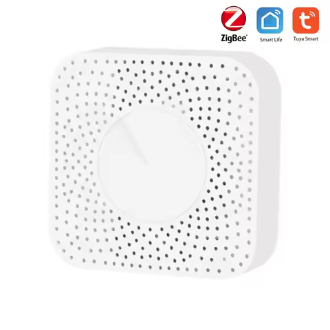 Tuya Zigbee Intelligent Air Housekeeper 6-in-1 Air Quality Monitor PM2.5/Formaldehyde/TVOC/CO2/Tempe