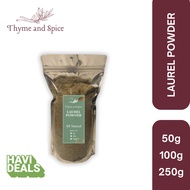[POUCH] Laurel Powder/Bay leaves/Bay Leaf POWDER 50G 100G 250G - HAVI DEALS THYME AND SPICE