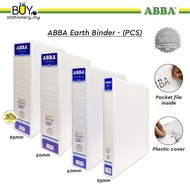 ABBA File A4 Earth Binder File 2D Ring File Folder 25mm 40mm 50mm 65mm - (PCS) Fail Folder Paper Org