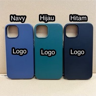 Premium i-phone 14 Case Leather material + Logo || I phone 14