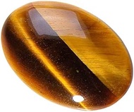 Tejvij And Sons 7.50 Carat Natural Tiger Eye Stone Certified Brown Color for Astrological use Tiger 