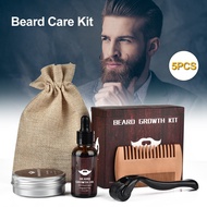 Hailicare Beard Growth Kit Barber Hair Growth Set Beard Beard Growth Facial Beard Care Kit for Men