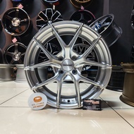 [4PCS] New Sport Rim 16inch RAYSPORT BBS 16X7JJ ET38 4H100 HYPER SILVER