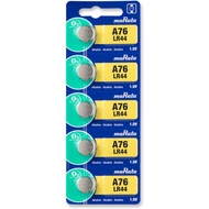 Murata LR44 AG13 A76 Alkaline Battery - Made In Japan Button Cell Batteries