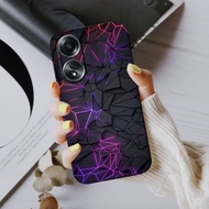HP Oppo A58 4G Case - Oppo A58 4G PRO CAMERA SOFTCASE - FULL MOTIF - CARBON - Oppo A58 4G Cellphone 