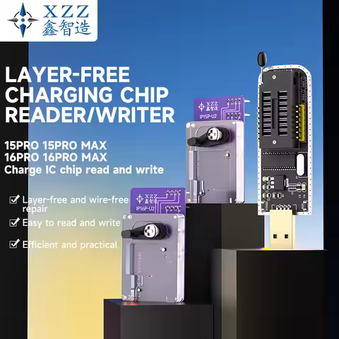 XZZ Layer-Free Charging Chip Reader/Writer Motherboard Programmer For Iphone 15/16 Pro Max U2 Chargi
