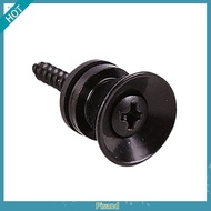 Pisand  Anti-skid Strap Lock Locking Button End Pin for Electric Acoustic Bass Guitar