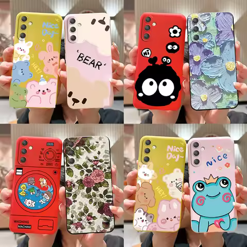 A24 A34 A54 Case For Coque Samsung Galaxy A34 Case Stylish Painted Cover For Samsung A54 5G GalaxyA5