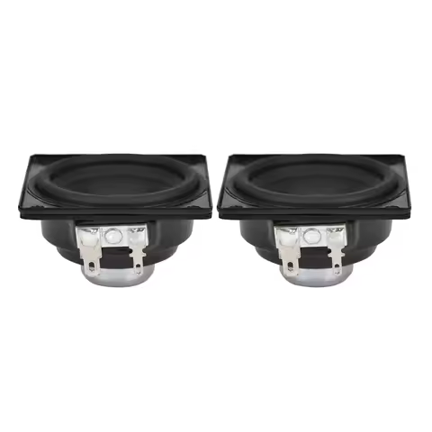 2Pcs/lot 2.25 Inch Tweeter Speaker 8 Ohm 10W 16 Core DIY Bluetooth Sqaure Speakers Rubber Edge Trebl