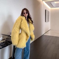 เสื้อเฟอร์กันหนาวขนกระต่าย Wiwi fur coat