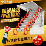 Loft Retractable Stairs Foldable Invisible Multifunctional Indoor Villa Lifting Stretching Simple La