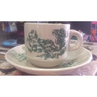 Malaysia Original Stock Traditional Chinese Floral Coffee Kopi / Vintage Kopitiam Green Flower Tea C