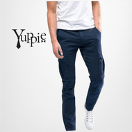 [01] SELUAR CARGO SIX POCKET SLACK PANTS  FOR MEN AND WOMEN | STRETCHABLE FABRIC | YUPPIE APPAREL