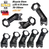 UNO Stem Mountain Bike Stem Aluminum Alloy Bicycle Stem Riser 7/17/25/35 Degree Bike Handlebar Stem MTB Stem For 28.6MM Fork 25.4/31.8mm handlebar Parts