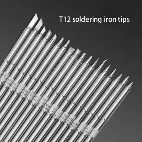 1pc T12 Soldering Iron tips Replacement Various models of Tip Electric Soldering Iron Tip T12- D4 D5