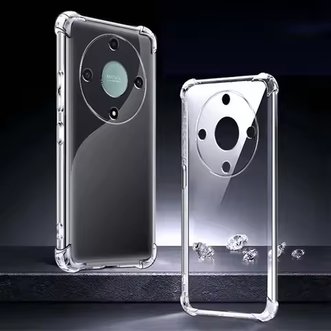 Magic 5 Pro/5 Lite Case For Honor Magic 5 Lite Case Shockproof Transparent Silicone Case For Honor M