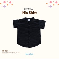 KEMEJA DUCK DUCK Black Baby Boy Shirt - Nio Shirt