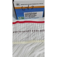 Per 100 pcs diode zener 0.5w 6v2 diode 6v2 zener renteng