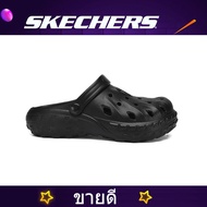 Sketchers สเก็ตเชอร์ส รองเท้าผู้ชาย Men Foamies Arch Fit Outdoor Detour Shoes Sandals - 24558796-BKG