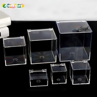 XINGSTARS Acrylic Box, With Lids Stackable Design  Cube Box, Display  Transparent  Square Cube Stora