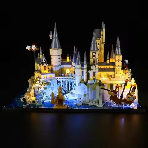 Lighting Kit For LEGO Hogwarts Castle and Grounds 76419 Set Not Include Building Block(Only Led Ligh