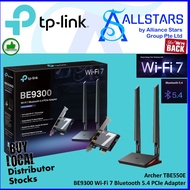 TPLINK / TP-Link Archer TBE550E BE9300 Wi-Fi 7 Bluetooth 5.4 PCIe Adapter (Warranty 3years with BanL