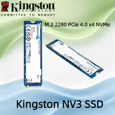 New SSD Kingston NV3 NVMe PCIe4.0x4 M.2 Internal SSD Stable Storage 500GB 1TB 2TB For Daily Use Comp