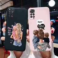 Super Mom Baby Fashion Girls Case Xiaomi Redmi Note 11 4G 11 pro (5G) 11s Global Version Silicone Bumper Case