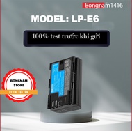 Pin thay thế Canon LP-E6 cho Canon EOS 7D Mark II 7D 5D Mark II 5D Mark III 5D Mark IV 5DS 5DS R 60D