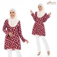 Aqeela Muslimah Wear Cherry Blossom Blouse(qb135)