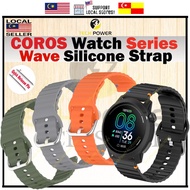 COROS Smart Watch Strap COROS Pace Pro/ Pace 3/ Apex 2 Pro/ Apex Pro,Wave Stitching Silicone Strap,T