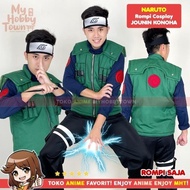 Rompi Vest Cosplay Kakashi Hatake Anime Naruto Jounin Ninja Konoha