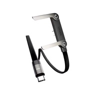 2-in-1 kabel data type c gaming Siku 90° kabel data type c fast charging Foldable Stand Phone Holder