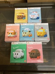 Bandai 食玩天竺鼠車車全套7隻 Pui Pui Molcar Coro Coro Friends Figures