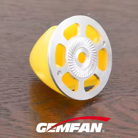 Gemfan Aluminum Base Plastic Spinner 38mm 45mm 51mm 57mm 63mm 70mm 75mm for airplane 2 Blade Propell