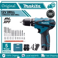 Makita 12V Drill Cordless Drill Batteri Cordless Screwdriver Hand Drill Mesin Drill Bateri