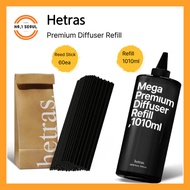 Hetras Mega Premium Diffuser Refill 1010ml / Diffuser Reed Stick