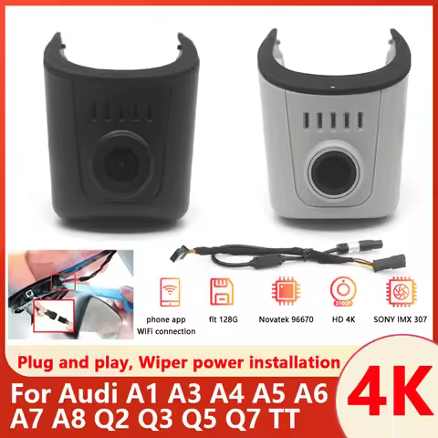 New!Plug and play Car DVR Wifi Video Camera Dash Cam For Audi a1 a3 a4 a5 a6 a7 a8 q3 q5 b5 b6 b7 b8