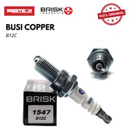 BRISK COPPER MOTORCYCLE SPARK PLUG BRISK B12C SPARK PLUG SPARE PARTS